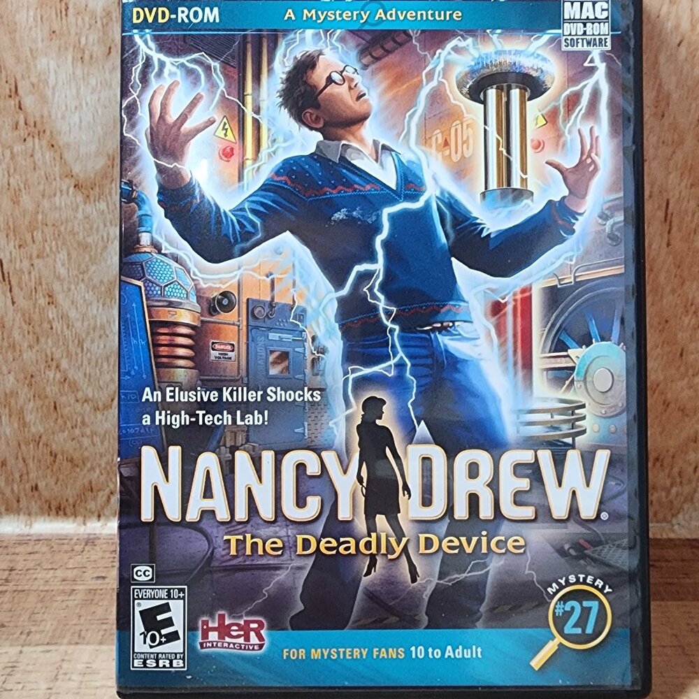 Nancy Drew: The Deadly Device (Windows/Mac, 2012) Like New